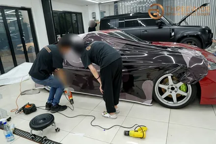 분당 랩핑 l 닛산 370z, 한정판 전시 데칼 랩핑 시공 (#3M #캐스트280 #스포츠카 #판교) / 성남시 수정구 시흥동