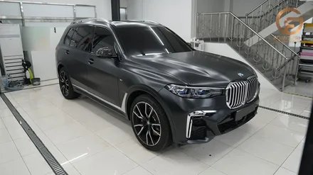 BMW X5, 사틴 그레이 & 실내 카본 전체 랩핑 시공 했어요! / 성남시 수정구 시흥동
