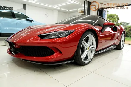 페라리 296 GTS, 다채로운 비주얼을 위한 카본 & 블랙 PPF 시공기 (#외부PPF #내부PPF #카본PPF #블랙PPF #실내가죽코팅 #분당 #판교) / 성남시 수정구 시흥동