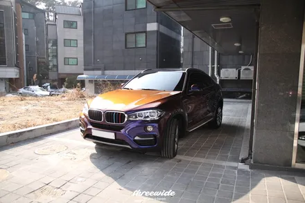 수원 랩핑 BMW X6 카멜레온 시공기! / 성남시 수정구 시흥동