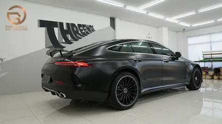 (분당 ppf) 벤츠 amg gt4door 사틴블랙 랩핑 / 성남시 수정구 시흥동