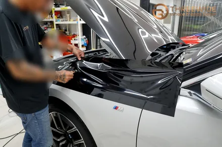 분당 BMW i7, 상단 투톤 고광택 투톤 랩핑 시공기 (#전체 #부분 #마이바흐룩 #판교 #코치라인) / 성남시 수정구 시흥동