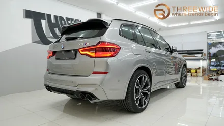 BMW X5, 사틴 그레이 & 실내 카본 전체 랩핑 시공 했어요! / 성남시 수정구 시흥동