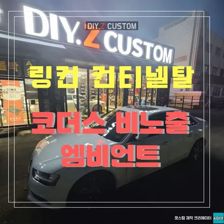 고양 일산 김포 링컨 컨티넬탈 코더스 비노출 엠비언트 성지 맛집 시공 작업 후기 / 경기 파주