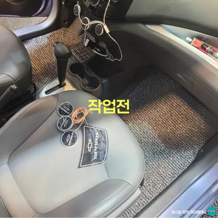 고양 일산 쉐보레 스파크 신차 패키지 실내 led 컵 플레이트 시공 작업 후기 / 경기 파주