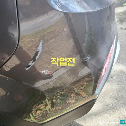 야당동 야당역 싼타페tm 리어 범퍼 도색 잘하는 곳 다이즈커스텀 시공 작업 후기 / 경기 파주