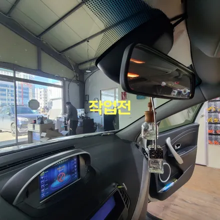 파주 운정 킨텍스 sm3 몬스터 8s 네비 매립 lx7000 블박 시공 작업 후기 / 경기 파주