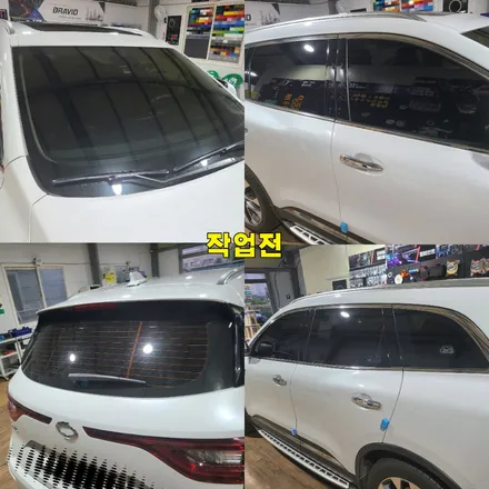 파주 운정 야당 QM6 애니가드 반반사필름 AP80 시공 작업 후기 / 경기 파주