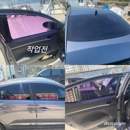 파주 일산 운정 야당 야동동 \'아반테AD - 나노필름 NF9R 반반사필름 썬팅(틴팅) 재시공 후기! / 경기 파주