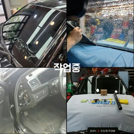 파주 썬팅 블랙박스 잘하는 튜닝샵 - 다이즈커스텀 - 오피러스 파비스 썬팅, esv블랙박스 시공완료 / 경기 파주