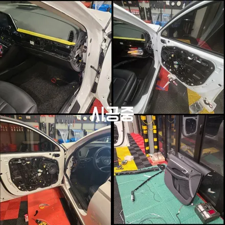 파주 운정 백석 백마 후곡 자동차튜닝 최저가 다이즈커스텀 - 쏘나타 Dn8 터보 부분 엠비언트 시공후기 / 경기 파주