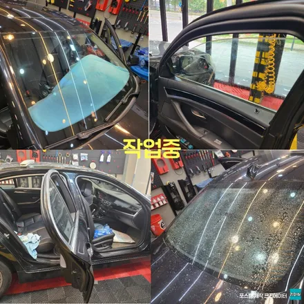 고양 일산 bmw5 애니가드 AP80 반반사 틴팅 시공 작업 후기 / 경기 파주