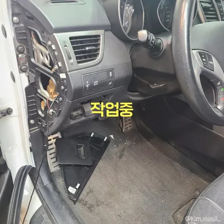 김포 걸포 북변 i30 블랙박스 블박 아이나비 z5000 설치 시공 작업 후기 / 경기 파주