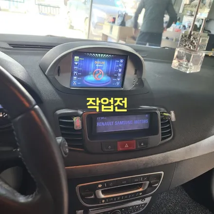 파주 운정 킨텍스 sm3 몬스터 8s 네비 매립 lx7000 블박 시공 작업 후기 / 경기 파주