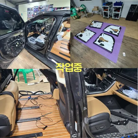 일산 킨텍스 마두 KA4 카니발 코더스엠비언트 1.2열풋등 스피커 도어포켓 시공 작업 후기 / 경기 파주