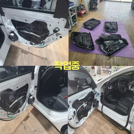 파주 운정 캐딜락 CT6 코더스 엠비언트 순정 시거잭 서비스 시공 작업 후기 / 경기 파주