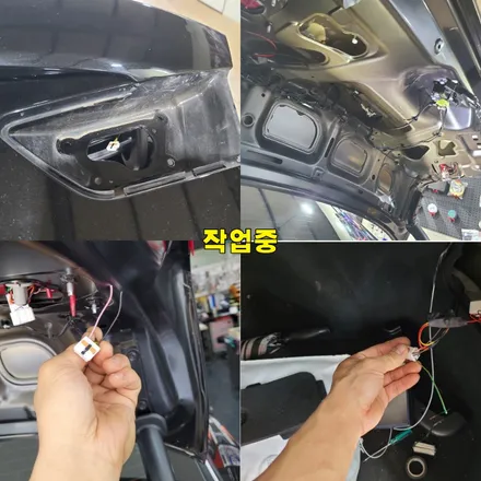 파주 운정 K5  순정led 브레이크등 3마일 커스텀 디퓨져 시공 작업 후기 / 경기 파주