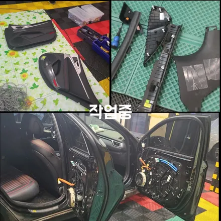 파주 운정 자동차 튜닝 잘하는 곳 추천 제네시스 g70 엠비언트 시공 작업 후기 / 경기 파주