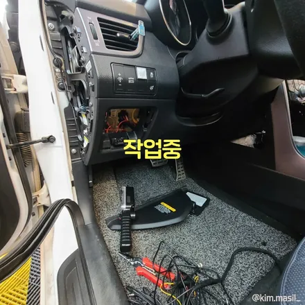일산 서구 동구 i30 블랙박스 파인뷰 lx5000 설치 시공 작업 후기 / 경기 파주