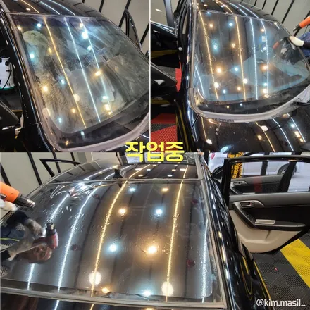 야당역 야당동 자동차 튜닝 잘하는 곳 포르테 쿠페 썬택 전체 썬팅 시공 작업 후기 / 경기 파주
