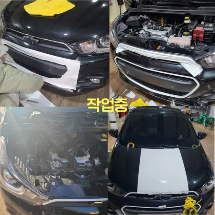 일산 김포 풍무 검단 더뉴스파크 데칼 부분랩핑 브라비오 터미네이터 LED라이트 시공 작업 후기 / 경기 파주