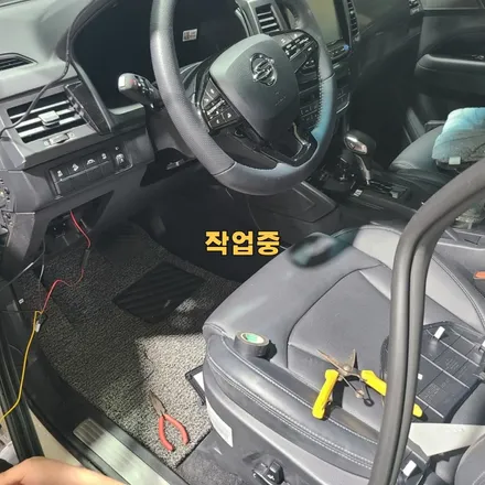 파주 운정 렉스턴칸 이노픽스 CT100 블랙박스 시공 작업 후기 / 경기 파주