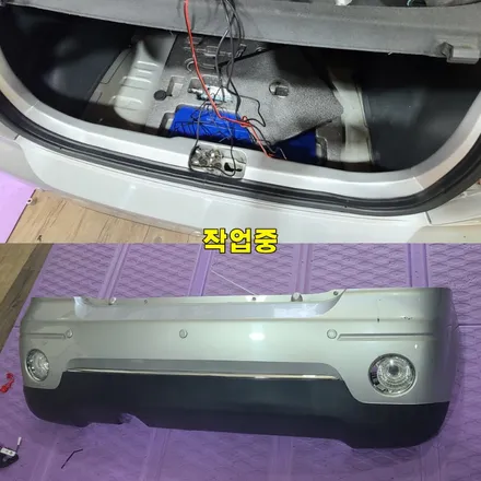 파주 운정 마티즈 후방감지기 장착 시공 작업 후기 / 경기 파주