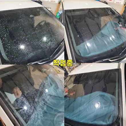 파주 운정 아반테cn7 전면 애니가드썬팅 시공 작업 후기 / 경기 파주
