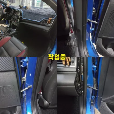 파주 운정 아반테AD 비노출 엠비언트 시공 작업 후기 / 경기 파주
