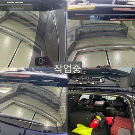 G4 렉스턴 \'스카이라인 LED 브레이크 보조 제동등\' 장착 작업! / 경기 파주