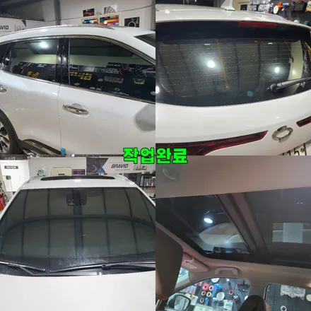 파주 운정 야당 QM6 애니가드 반반사필름 AP80 시공 작업 후기 / 경기 파주