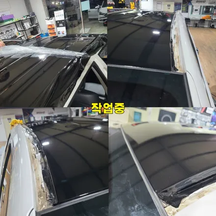 파주 운정 싼타페DM 3m블랙유광 루푸스킨 시공 작업 후기 / 경기 파주