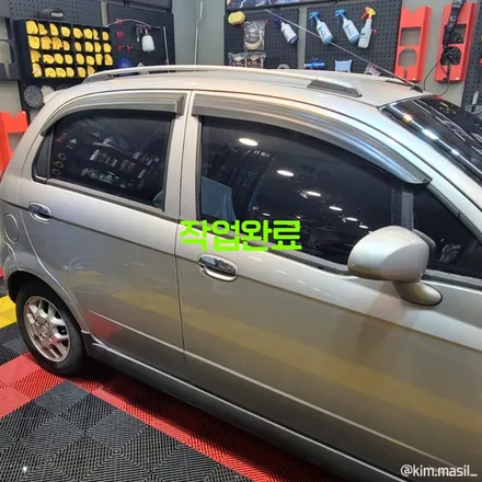 파주 야당동 야당역 마티즈 썬케어 반반사 필름 시공 작업 후기 / 경기 파주
