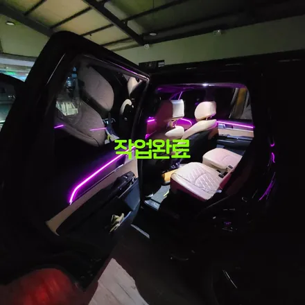 일산 파주 운정 모하비 더마스터 코더스 엠비언트 도어빔 실외부분랩핑 시공 작업 후기 / 경기 파주
