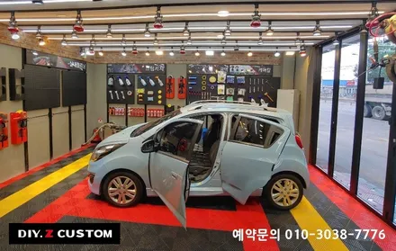 [파주 튜닝] 다이즈 커스텀 스파크 \'스팀세차\' 편 / 경기 파주