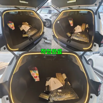 파주 운정 스포티지 NQ5 신차패키지 식빵등 보조배터리 본넷쇼바 아이나비 QXD8000 블박 시공 작업 후기 / 경기 파주