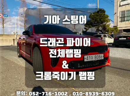 울산랩핑 색상 변화를 하고 싶다면 / 울산 남구