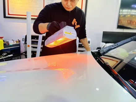 울산자동차랩핑 도장과 흡사한 고광택 랩핑 커스텀가든 / 울산 남구