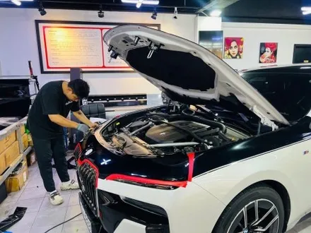 울산랩핑 BMW 740I 투톤랩핑 시공으로 완성된 프리미엄 감성 / 울산 남구