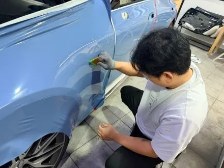 울산랩핑 벤츠 AMG GT43 자동차 랩핑으로 원하는 컬러 완성했습니다 / 울산 남구