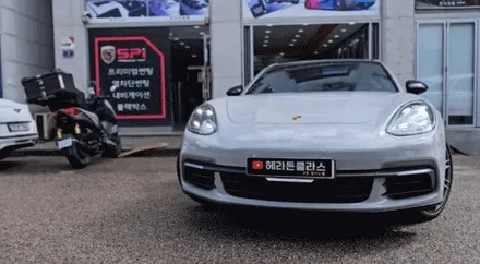 포르쉐 크레용 랩핑, 주변에서 바뀐 컬러 반응 / 인천 서구 청라동