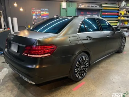 벤츠 w212 e350 사틴다크그레이에서 사틴골드더스트블랙으로 / 대구 수성구