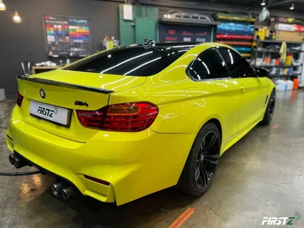 대구전체랩핑 BMW 328i 앰뷸런스 옐로우 전체랩핑 / 대구 수성구