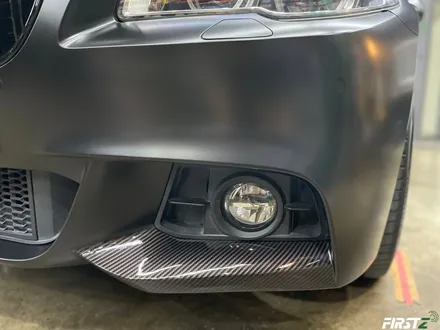 BMW f10 520d 아토믹틸에서 전체 사틴 블랙으로 랩핑 및 블랙 PPF / 대구 수성구
