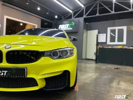 대구전체랩핑 BMW 328i 앰뷸런스 옐로우 전체랩핑 / 대구 수성구