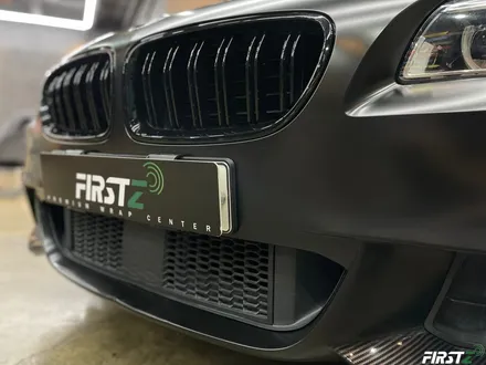 BMW f10 520d 아토믹틸에서 전체 사틴 블랙으로 랩핑 및 블랙 PPF / 대구 수성구