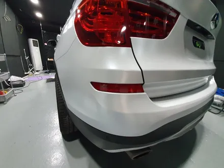 [대구랩핑][수성구전체랩핑][BMWX3전체랩핑]3시리즈 사틴화이트펄 전체랩핑 전문점 / 대구 수성구 중동