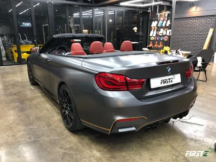 [대구랩핑][BMWM4전체랩핑][수입차전문] M4 F82 컨버터블 컴페티션 에이버리 메탈릭 사틴 다크그레이 전체랩핑 및 트론 포인트랩핑 시공 / 대구 수성구 중동