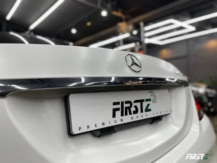 [대구랩핑][수성구사고수리][사고보험처리전문][S63 AMG] 벤츠S350 풀바디킷 앞범퍼 사틴화이트 랩핑 작업 / 대구 수성구 중동
