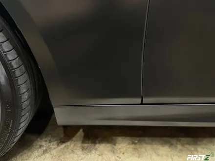 BMW f10 520d 아토믹틸에서 전체 사틴 블랙으로 랩핑 및 블랙 PPF / 대구 수성구